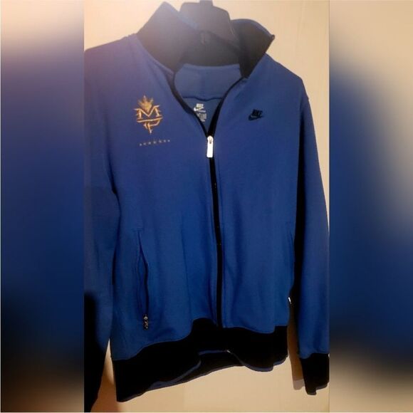 Manny Pacquiao Nike Blue
Lightweight Shirt Jacket with High Collar Size M - Picture 3 of 5